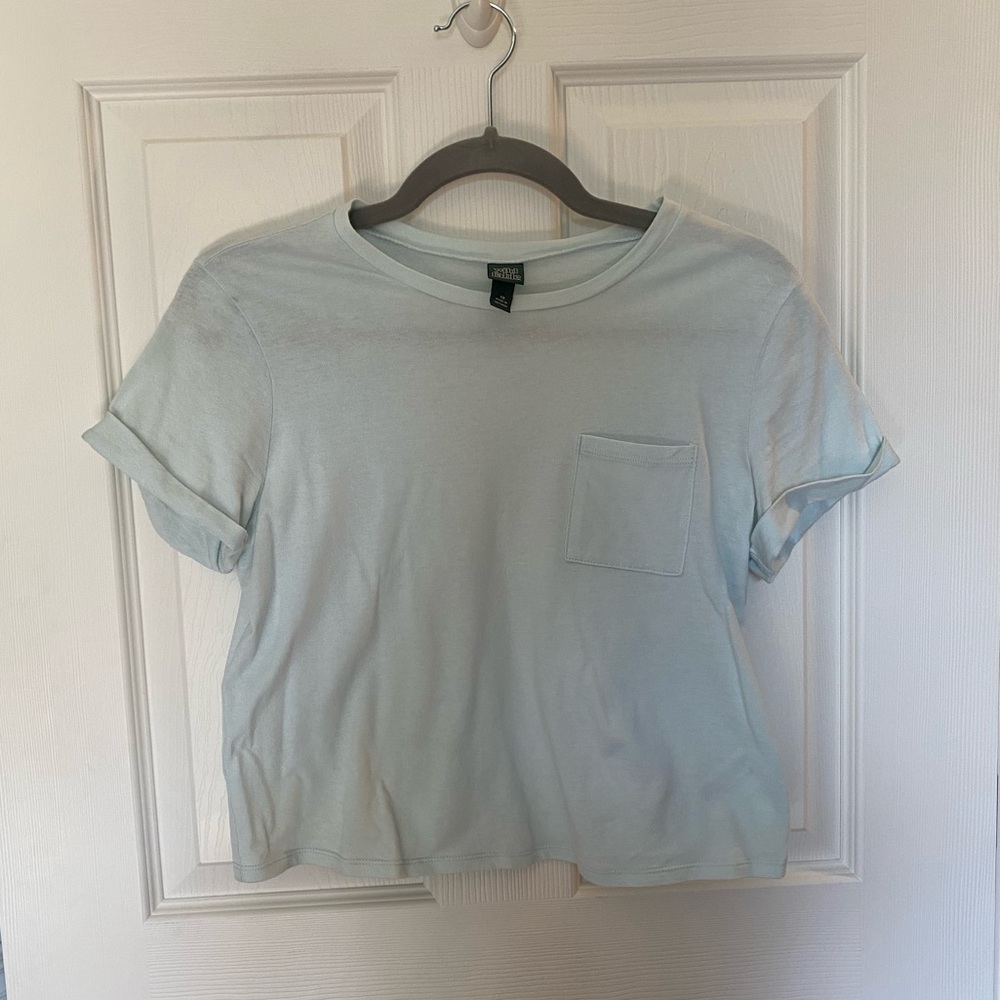 Plain Cropped Tee